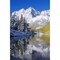 Colorado Near Aspen Landscape Of Maroon Lake And On Maroon Bells In Distance Early Snow. Poster Print